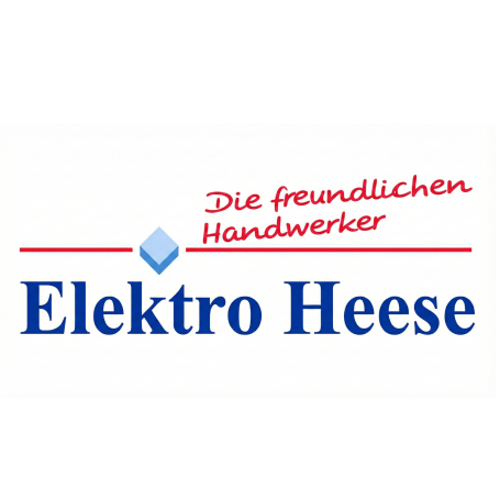 Logo von Elektro Heese mit dem Slogan "Die freundlichen Handwerker".